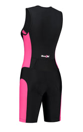 Femmes tri-suit noir-rose